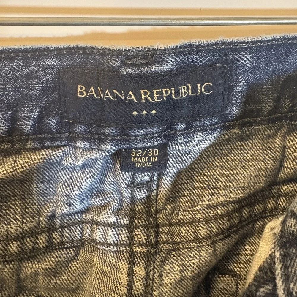 Banana Republic‎ Women's Jeans 32/30 Blue Denim Straight Leg Medium Wash